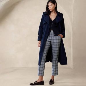 Banana Republic Avery Plaid Trousers SZ 6